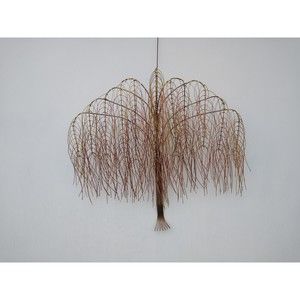 Copper and Brass Willow Tree  Metal Wall Hanging Art Decor Sculpture